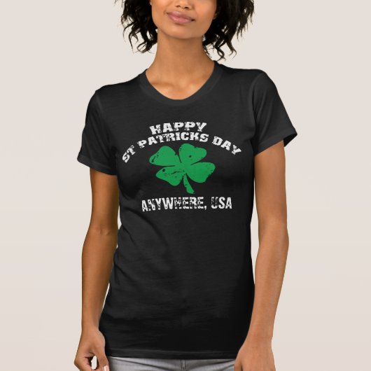 Gepersonaliseerde St Patrick's Day T-Shirt (Voorkant)