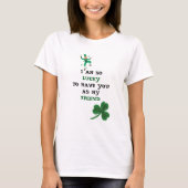 Gepersonaliseerde St. Patrick's Day Vrouwen Basic T-shirt (Voorkant)