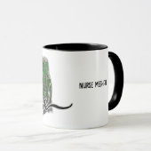 Gepersonaliseerde St. Patty's Day One Lucky Nurse  Mok (Voorkant rechts)