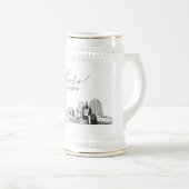 Gepersonaliseerde St. Paul Gift Skyline Beer Stein Bierpul (Voorkant rechts)