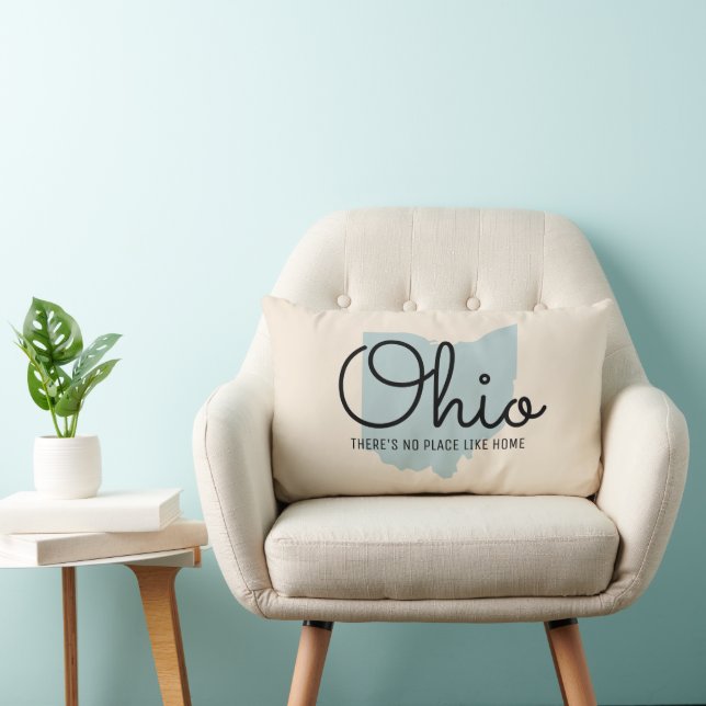 Gepersonaliseerde staat Sierkussen - Ohio Kussen (Stoel)