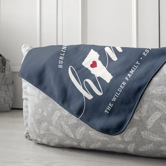 Gepersonaliseerde staat Vermont Sherpa Deken
