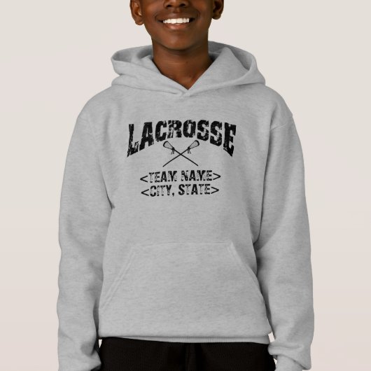Gepersonaliseerde Stad van het Team Lacrosse (Voorkant)