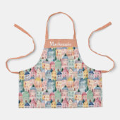 Gepersonaliseerde Stadshuizen Sweet Kinderen Schort (Voorkant)