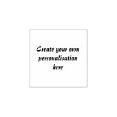 Gepersonaliseerde stamper rubberstempel (Afrduk)