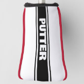 Gepersonaliseerde Standaard Putter Head Hoesje Golfheadcover (Draai 90)