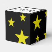 Gepersonaliseerde Star Favor Dozen Bedankdoosjes (Achterkant)