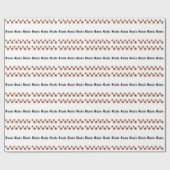 Gepersonaliseerde Star Holiday Gift Wrap Cadeaupapier (Vlak)