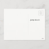 Gepersonaliseerde Star Kerstkaart briefkaart (Achterkant)