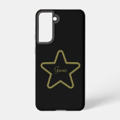 Gepersonaliseerde Star Phone Case Samsung Galaxy Hoesje (Achterkant)