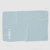 Gepersonaliseerde Starlight Blue Golf Handdoek (Horizontaal)