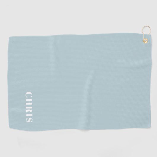 Gepersonaliseerde Starlight Blue Golf Handdoek (Horizontaal)