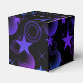 Gepersonaliseerde Stars 'n Stuff Patroon Hart Bedankdoosjes (Achterkant)