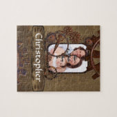 Gepersonaliseerde steampunk foto template legpuzzel (Horizontaal)