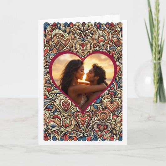 Gepersonaliseerde Steampunk Happy Jubileum Foto Kaart (Voorkant)