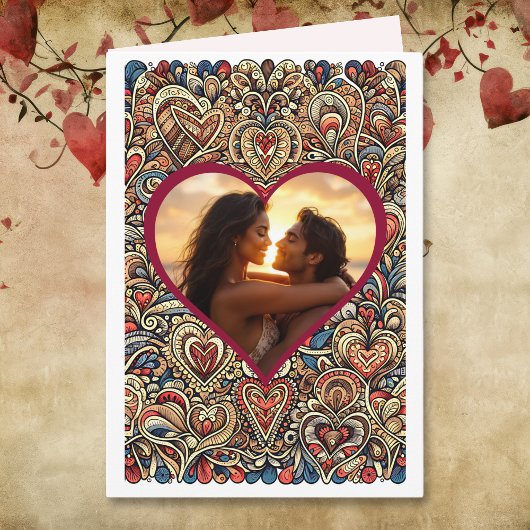 Gepersonaliseerde Steampunk Happy Valentine's Day Kaart