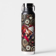 Gepersonaliseerde Steampunk Harten, Bloemen en Gea