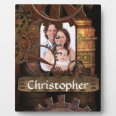 Gepersonaliseerde steampunk machines fotoplaat (Voorkant)