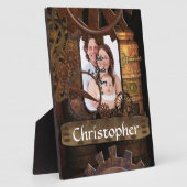 Gepersonaliseerde steampunk machines fotoplaat (Zijkant)