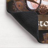 Gepersonaliseerde steampunk machines muismat (Hoek)
