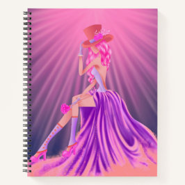 Gepersonaliseerde Steampunk Prom Queen Notitieboek