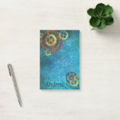 Gepersonaliseerde Steampunk Rusty Gears Post-it No Post-it® Notes (Kantoor)