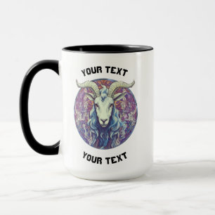 GEPERSONALISEERDE STEENBOK ZODIAC TEKEN MOK
