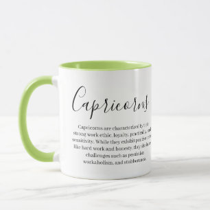 Gepersonaliseerde Steenbokken Zodiac teken en eige Mok