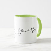 Gepersonaliseerde Steenbokken Zodiac teken en eige Mok (Voorkant rechts)