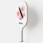 Gepersonaliseerde stekelvlinder roze patroon pickleball paddle (Links)