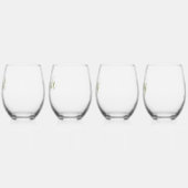 Gepersonaliseerde Stemless Wijnglas Tumblers Zonder Voet (Links)