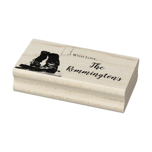 Gepersonaliseerde stempel laarzen land rustiek (Stempel)