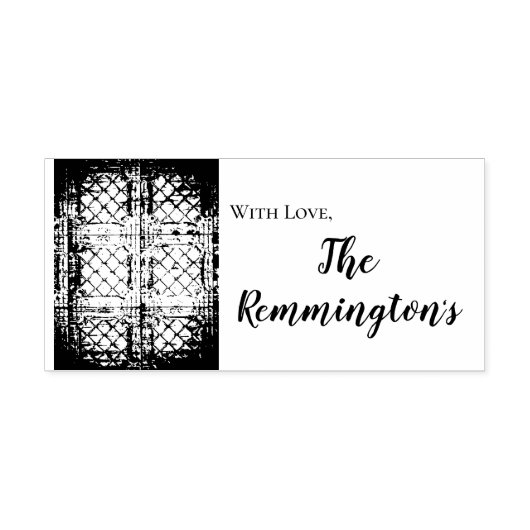 Gepersonaliseerde Stempel Rustiek Tin Panel Plafon (Afrduk)