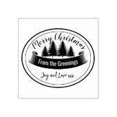 Gepersonaliseerde stempelinkt voor kerstinkt rubberstempel (Afrduk)