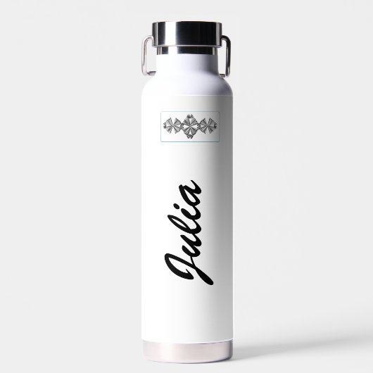 Gepersonaliseerde sterren bruiloft waterfles (Voorkant)