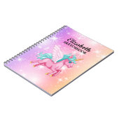 Gepersonaliseerde sterren Sketchbook Notitieboek (Linkerzijde)