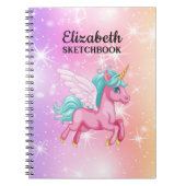 Gepersonaliseerde sterren Sketchbook Notitieboek (Voorkant)