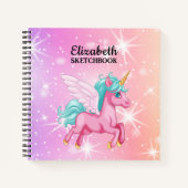 Gepersonaliseerde sterren Sketchbook Notitieboek (Voorkant)