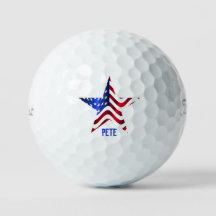 Gepersonaliseerde sterren & strepen Golf Ball