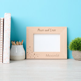 Gepersonaliseerde sterrenmaan voor Baby en Kindere Gegraveerde Lijstjes