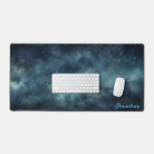 Gepersonaliseerde Sterrennacht Landscape Desk Mat (Keyboard & Muis)