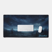 Gepersonaliseerde Sterrennacht Landscape Desk Mat (Keyboard & Muis)