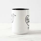 Gepersonaliseerde Stethoscoop zonder zurse Black W Mok (Midden)