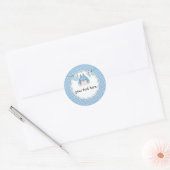 Gepersonaliseerde Sticker / Baby Boy Wasserij (Envelop)