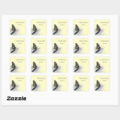 Gepersonaliseerde Sticker Boekplaat Butterfly (Vel)