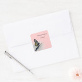 Gepersonaliseerde Sticker Boekplaat Butterfly (Envelop)