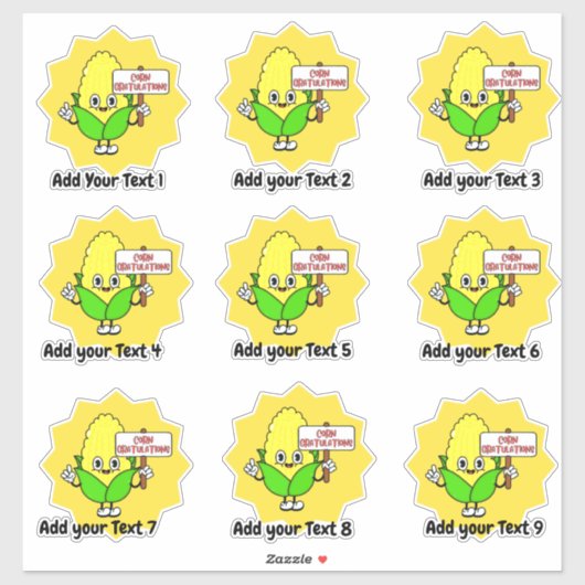 Gepersonaliseerde Sticker van de Beloning van de L (Vel)