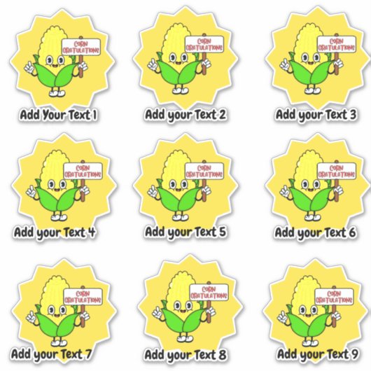 Gepersonaliseerde Sticker van de Beloning van de L (Voorkant)