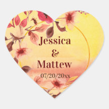 Gepersonaliseerde Sticker voor bloesems van de Roz