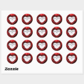 Gepersonaliseerde Sticker voor Valentijn (Vel)